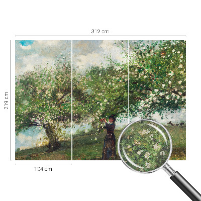 Motivtapete nach Maß Frühlingsszene