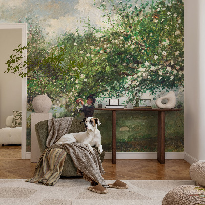 Motivtapete nach Maß Frühlingsszene