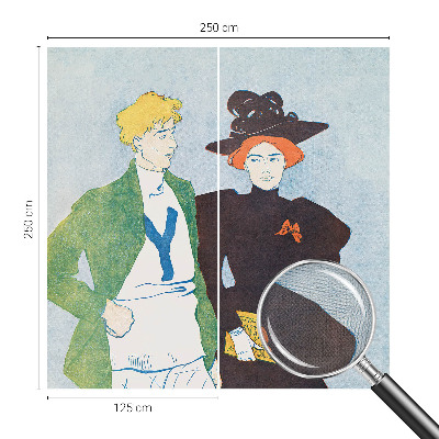 Selbstklebende Fototapete für die Wand Retro-Stil