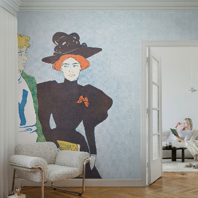 Selbstklebende Fototapete für die Wand im Retro‑Stil