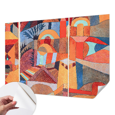 Selbstklebende Fototapete fürs Schlafzimmer Farbenfrohes Mosaik