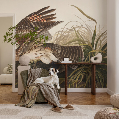 84D-Fototapete fürs Wohnzimmer mit Motiv „Geflügelte Schönheit“