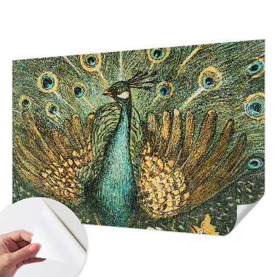 Motivtapete nach Maß Majestätischer Pfau