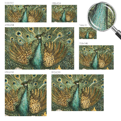 Motivtapete nach Maß Majestätischer Pfau