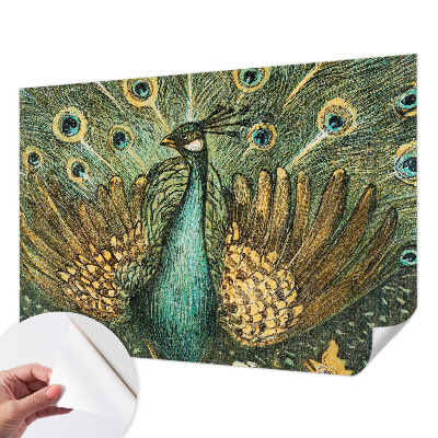 Motivtapete nach Maß Majestätischer Pfau