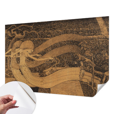 Motivtapete fürs Wohnzimmer Surrealistische Charaktere