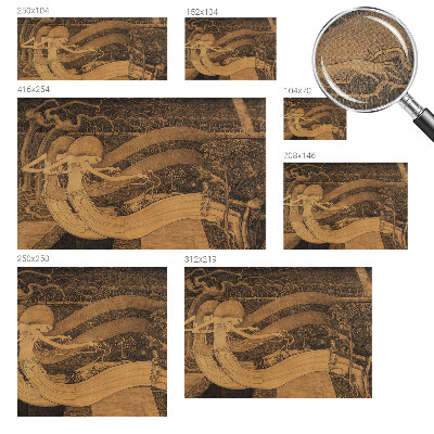 Motivtapete fürs Wohnzimmer Surrealistische Charaktere