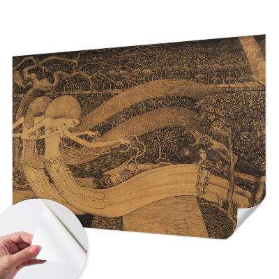 Motivtapete fürs Wohnzimmer Surrealistische Charaktere