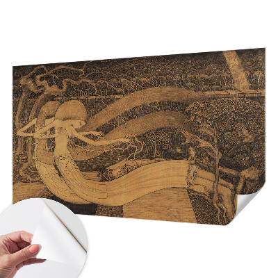 Motivtapete fürs Wohnzimmer Surrealistische Charaktere