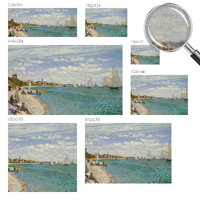 Vintage tapete Küstenlandschaft