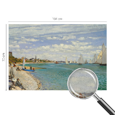 Vintage tapete Küstenlandschaft