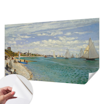 Vintage tapete Küstenlandschaft