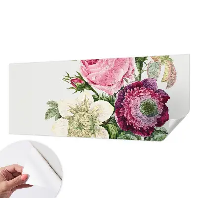 Selbstklebende Fototapete für die Wand mit Motiv eines Blumenstraußes