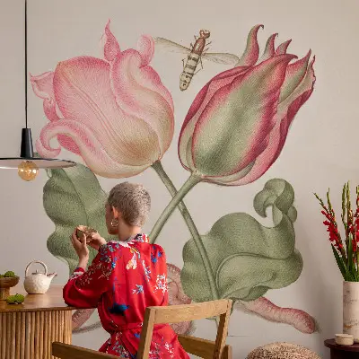 Selbstklebende Fototapete mit Motiv „Tulpenschönheit“