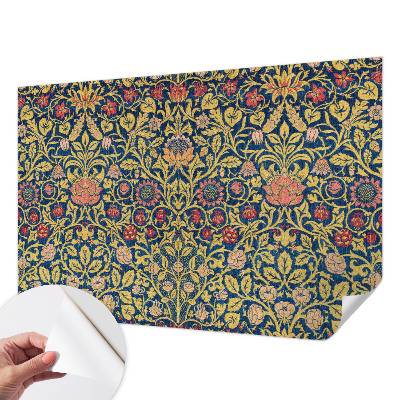 85D-Fototapete fürs Schlafzimmer Blumenmuster