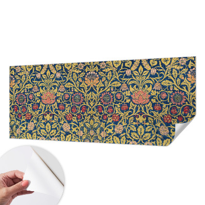 85D-Fototapete fürs Schlafzimmer Blumenmuster