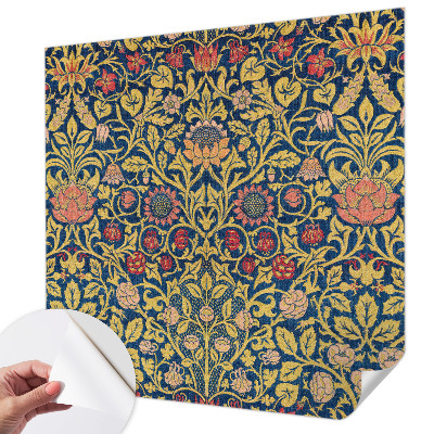 85D-Fototapete fürs Schlafzimmer Blumenmuster