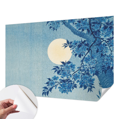 Fototapete nach Maß Blumenmond