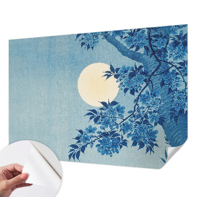 Fototapete nach Maß Blumenmond