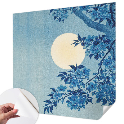 Fototapete nach Maß Blumenmond