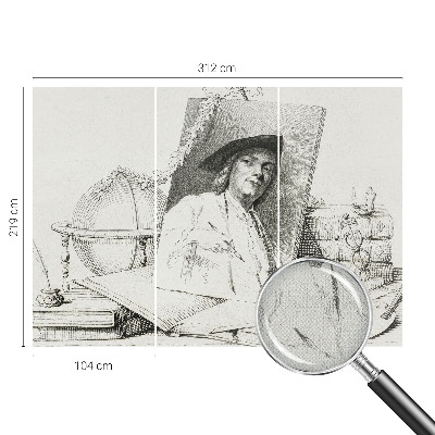 Motivtapete nach Maß Künstlerisches Porträt