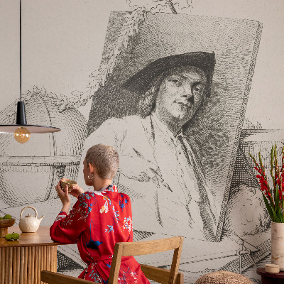 Motivtapete nach Maß Künstlerisches Porträt