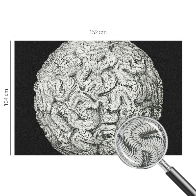 Moderne Fototapete nach Maß Kugelstruktur