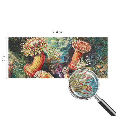 Selbstklebende Fototapete fürs Schlafzimmer mit Zieranemonen-Motiv