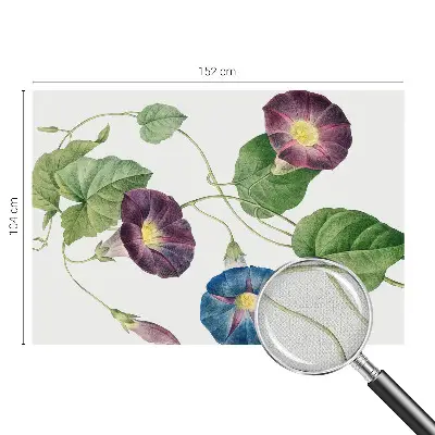 Selbstklebende Fototapete für die Wand mit floralem Motiv