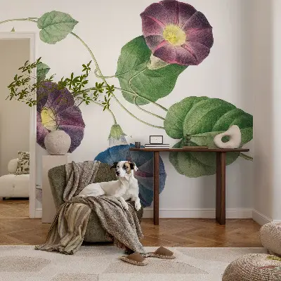 Selbstklebende Fototapete für die Wand mit floralem Motiv