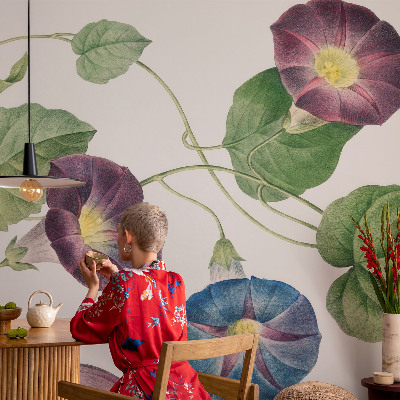 Selbstklebende Fototapete für die Wand Floristische Eleganz