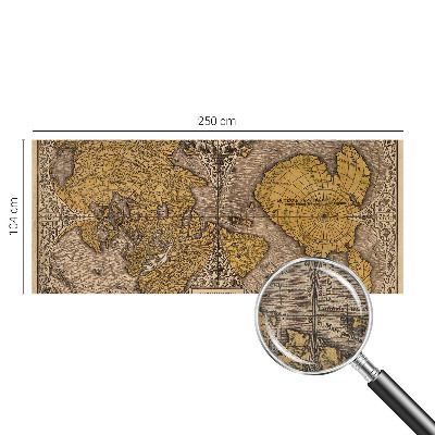 Moderne Fototapete nach Maß Historische Kartographie