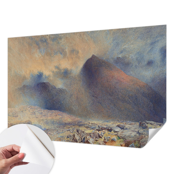 86D-Fototapete fürs Schlafzimmer mit einer Berglandschaft