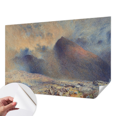 86D-Fototapete fürs Schlafzimmer mit einer Berglandschaft