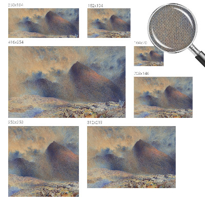 86D-Fototapete fürs Schlafzimmer Berglandschaft