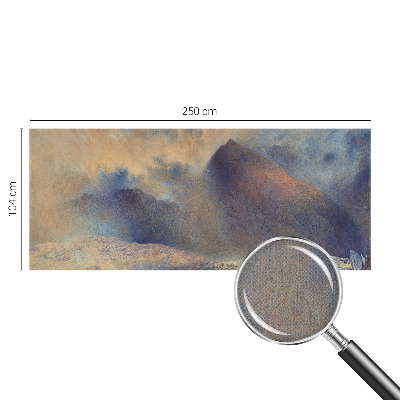 86D-Fototapete fürs Schlafzimmer mit einer Berglandschaft