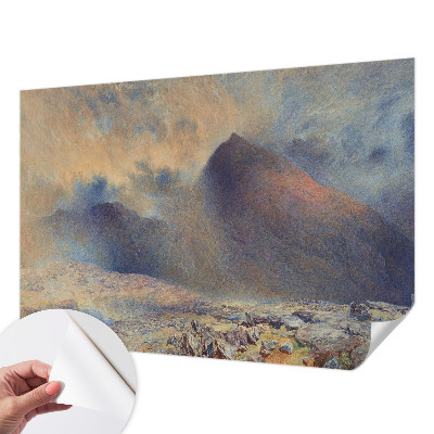 86D-Fototapete fürs Schlafzimmer mit einer Berglandschaft
