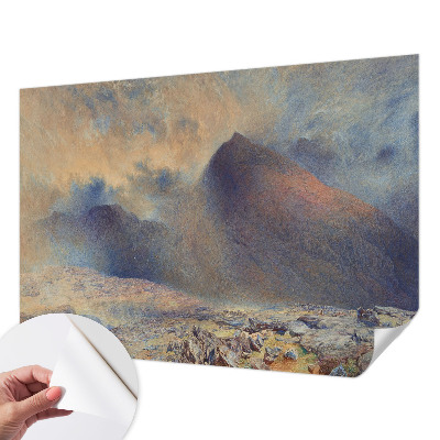 86D-Fototapete fürs Schlafzimmer mit einer Berglandschaft