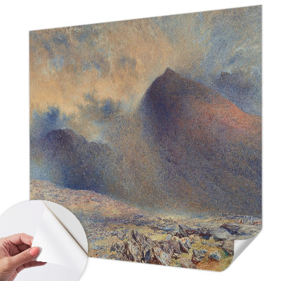 86D-Fototapete fürs Schlafzimmer mit einer Berglandschaft