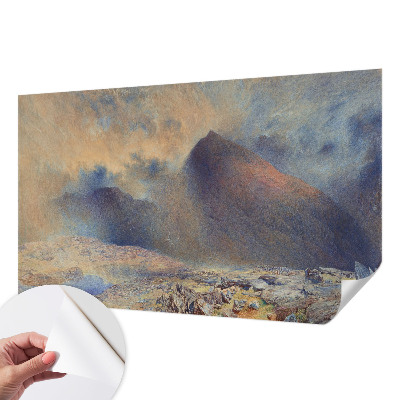 86D-Fototapete fürs Schlafzimmer mit einer Berglandschaft