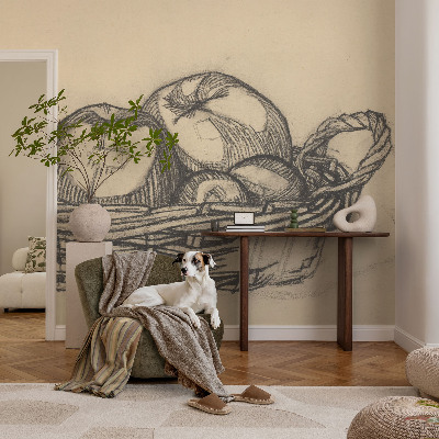 Motivtapete nach Maß Obstkorb