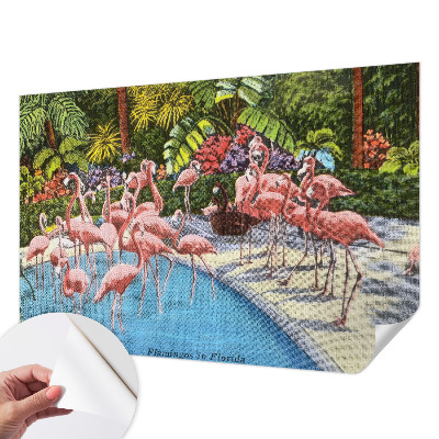 Selbstklebende Fototapete fürs Kinderzimmer Exotische Szene