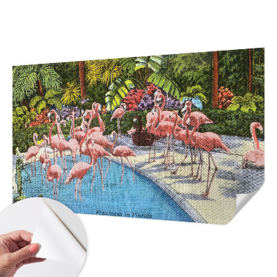 Selbstklebende Fototapete fürs Kinderzimmer Exotische Szene