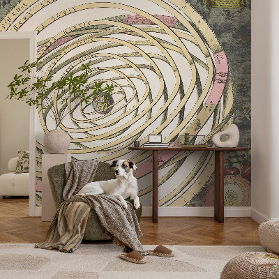 Selbstklebende Fototapete fürs Schlafzimmer mit kosmischer Spirale als Motiv