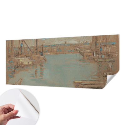 Fototapete in 3D-Optik Hafenansichten