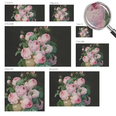 Moderne Fototapete nach Maß mit floralem Motiv