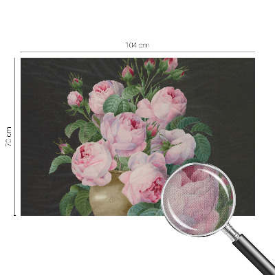 Moderne Fototapete nach Maß Florale Eleganz