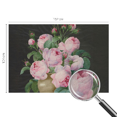 Moderne Fototapete nach Maß Florale Eleganz