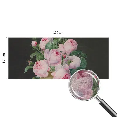 Moderne Fototapete nach Maß mit floralem Motiv
