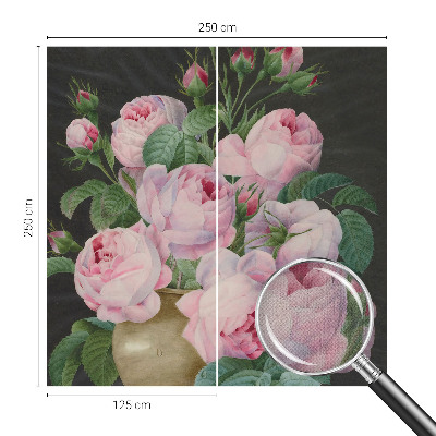 Moderne Fototapete nach Maß Florale Eleganz